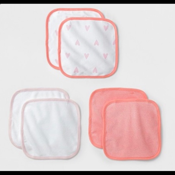 cloud island 6 pack lightweight washcloths